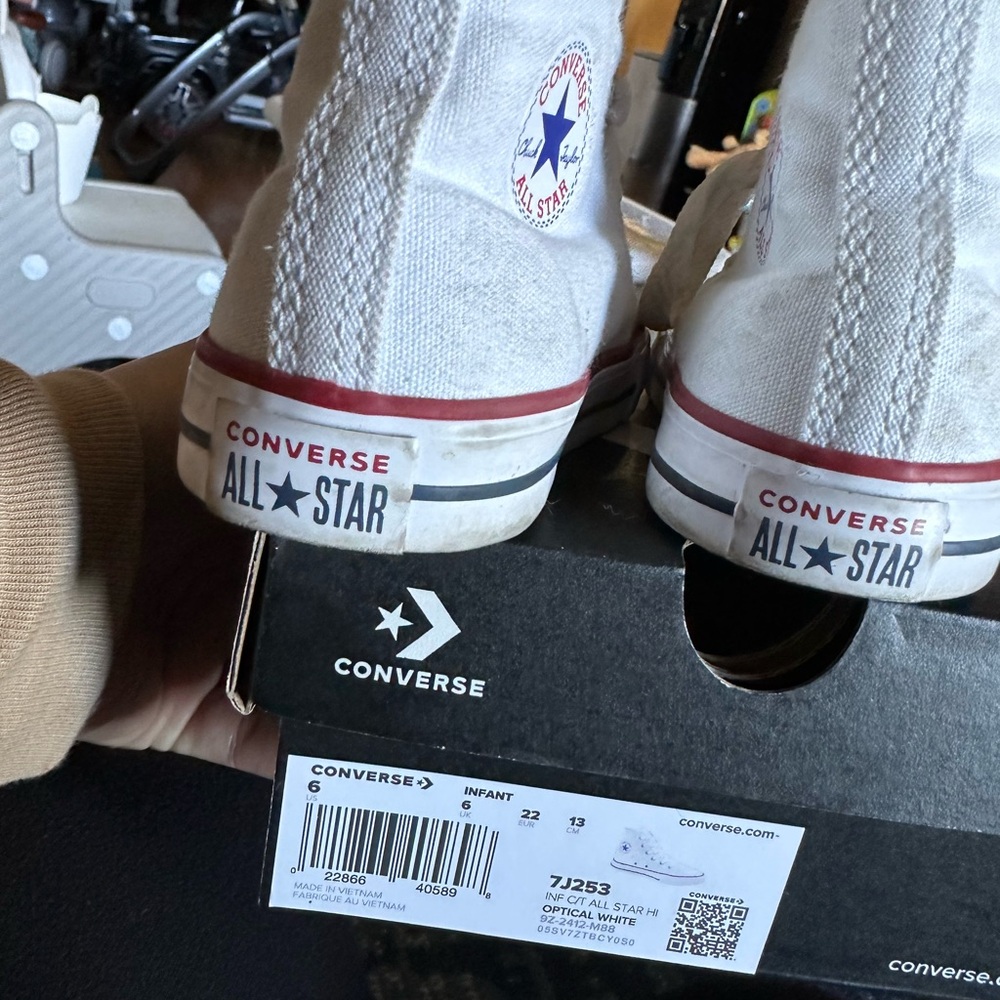 Toddler Converse White High-Top